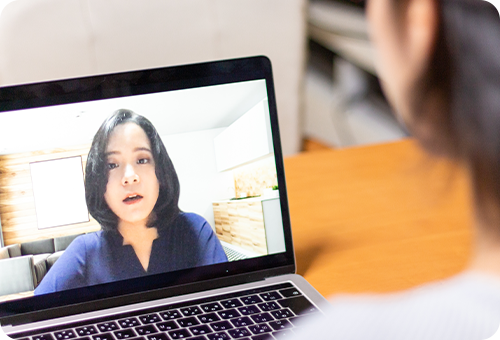 SNS広報アドバイスの様子